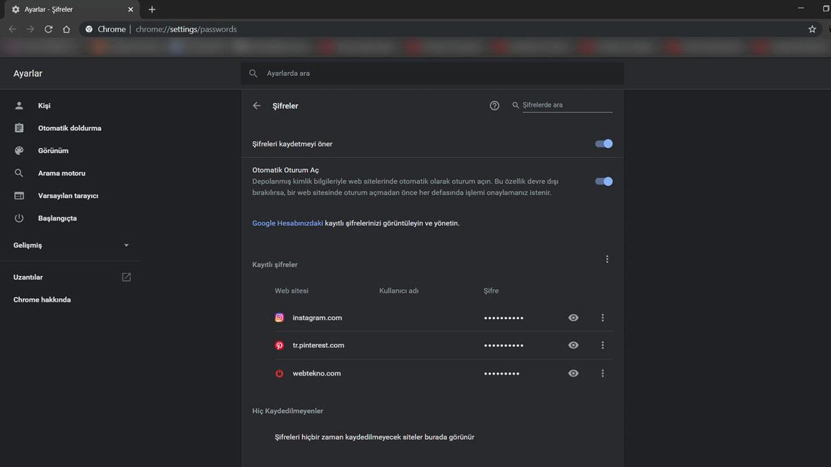 Google Chrome’da Yer Alan Şifre Yöneticisi Nasıl Kullanılır?