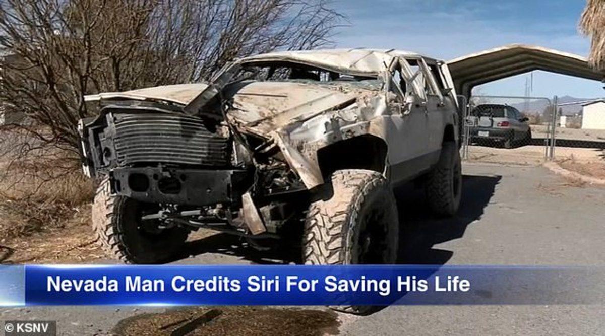 Kaza Yapan Adamın Hayatı Siri Sayesinde Kurtuldu