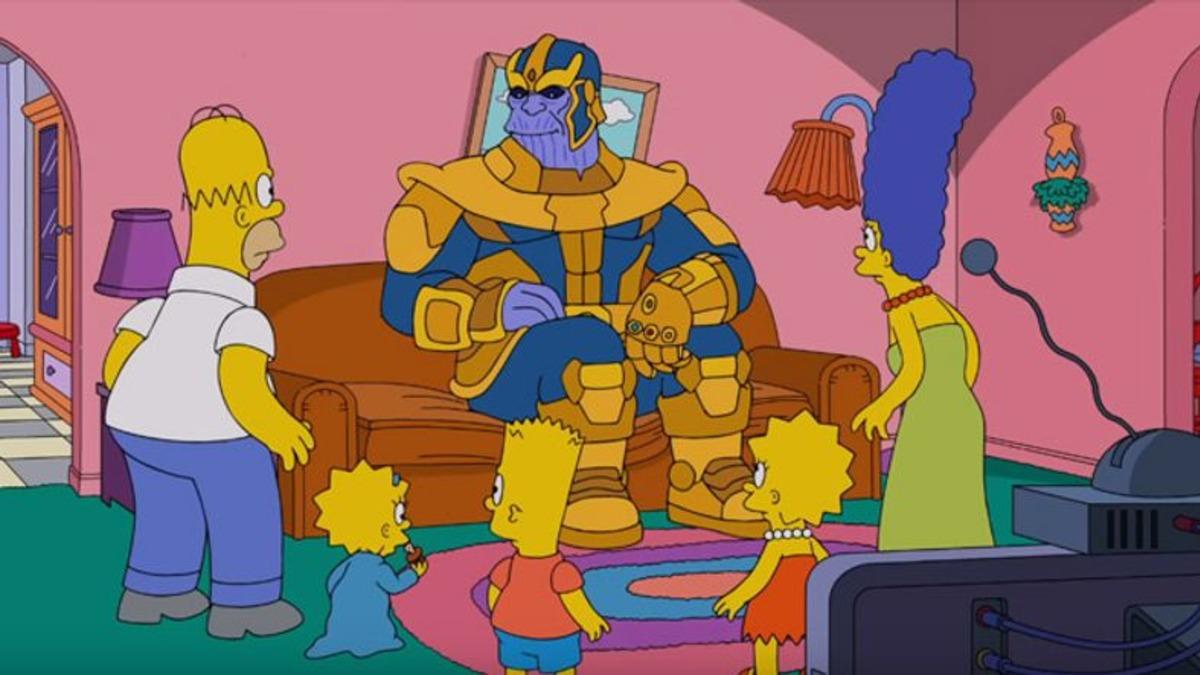 Thanos, Simpsonları Ziyaret Ederse Ne Olur? (Video)