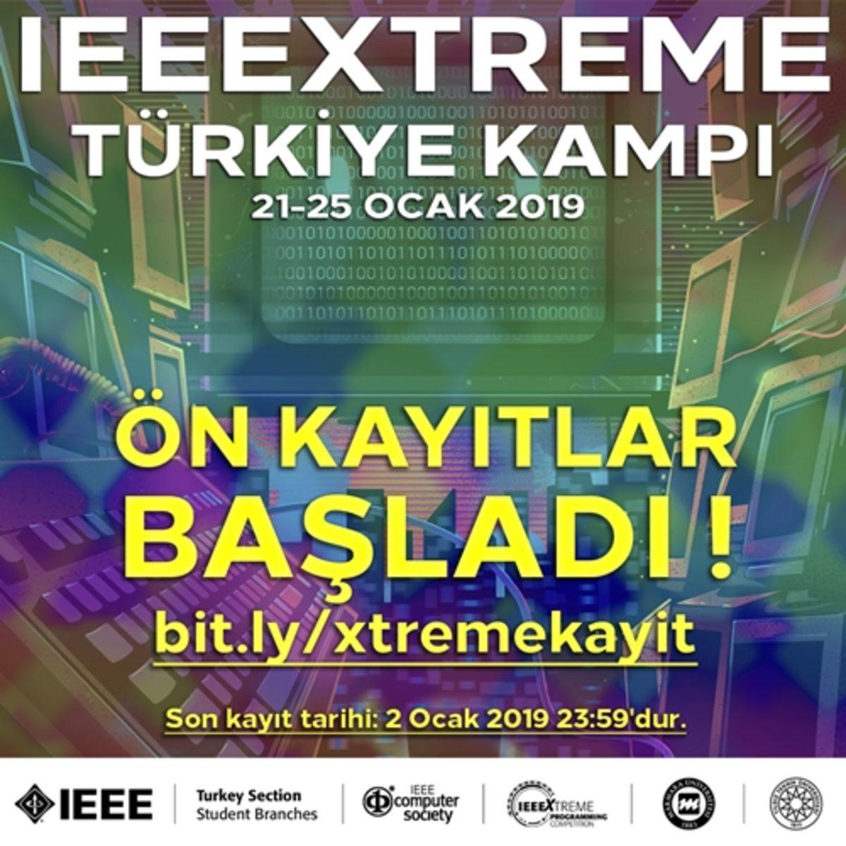 2. IEEEXtreme Türkiye Kampı, 21-25 Ocak Tarihlerinde Gerçekleşecek