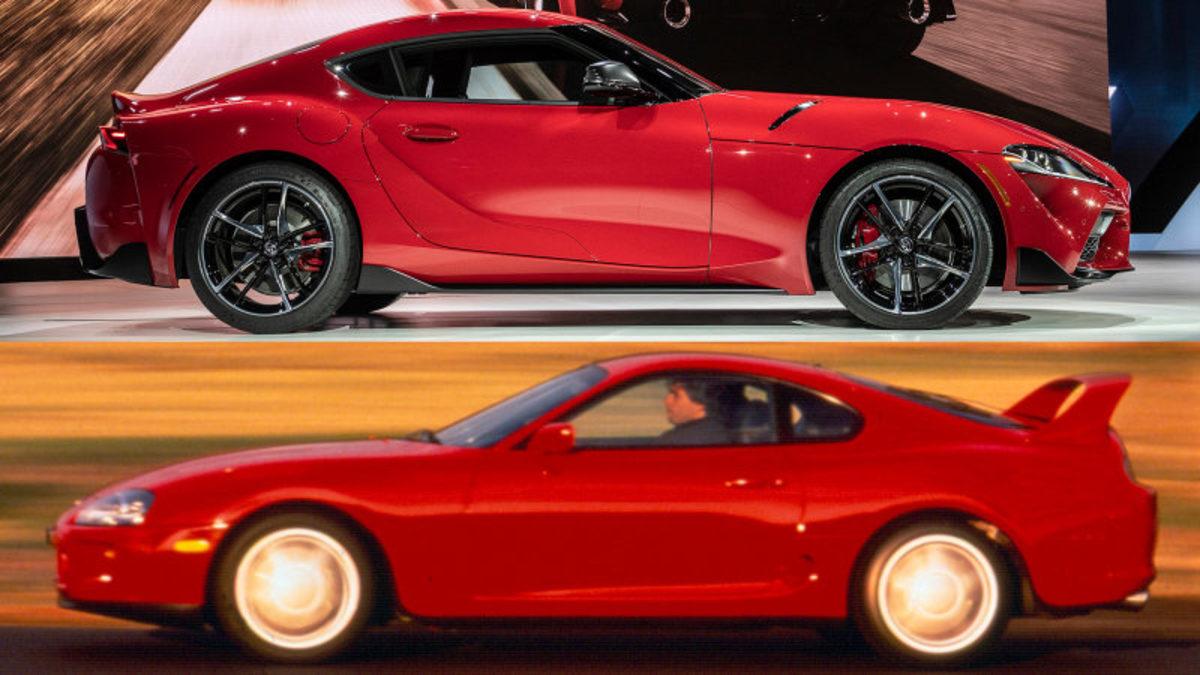 1993 Toyota Supra ile 2019 Toyota Supra Karşılaştırması
