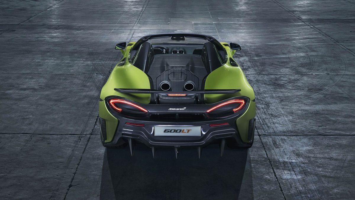 Üstü Açıkken Saatte 317 km Hıza Ulaşabilen 2020 McLaren 600 LT Spider Tanıtıldı