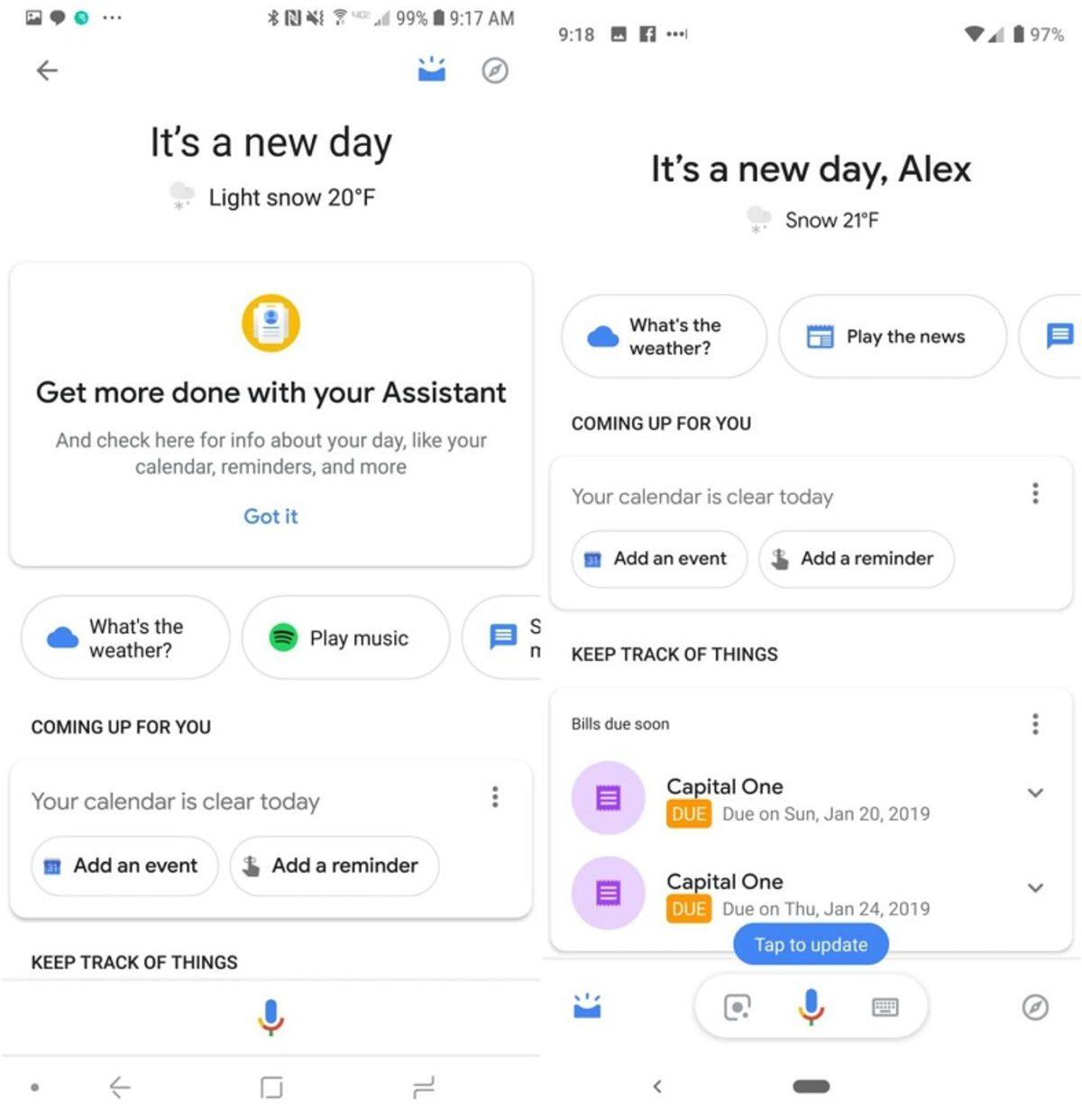 Google Asistan, Kenarları Yuvarlatılmış Yeni Tasarımına Kavuştu
