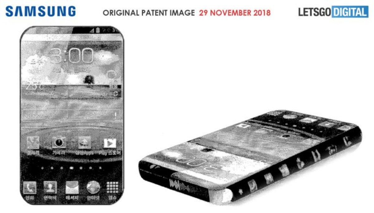 Samsung’un Bundan İyisini Anca Da Vinci Yapar Dedirten Çerçevesiz Ekranlı Telefona Ait Patent Görselleri