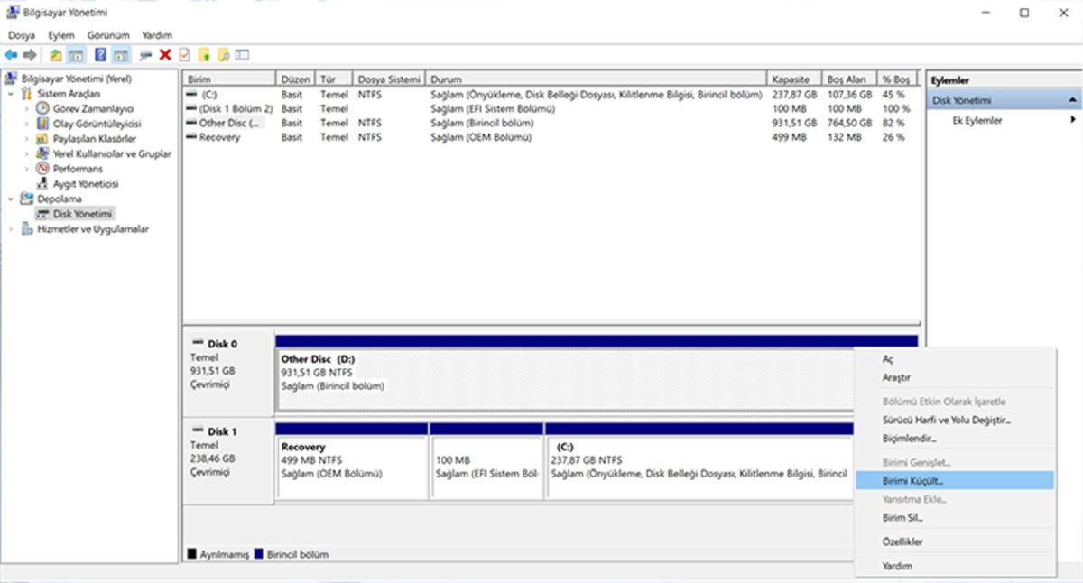 Disk Bölme Hakkında Bilmeniz Gereken Her Şey
