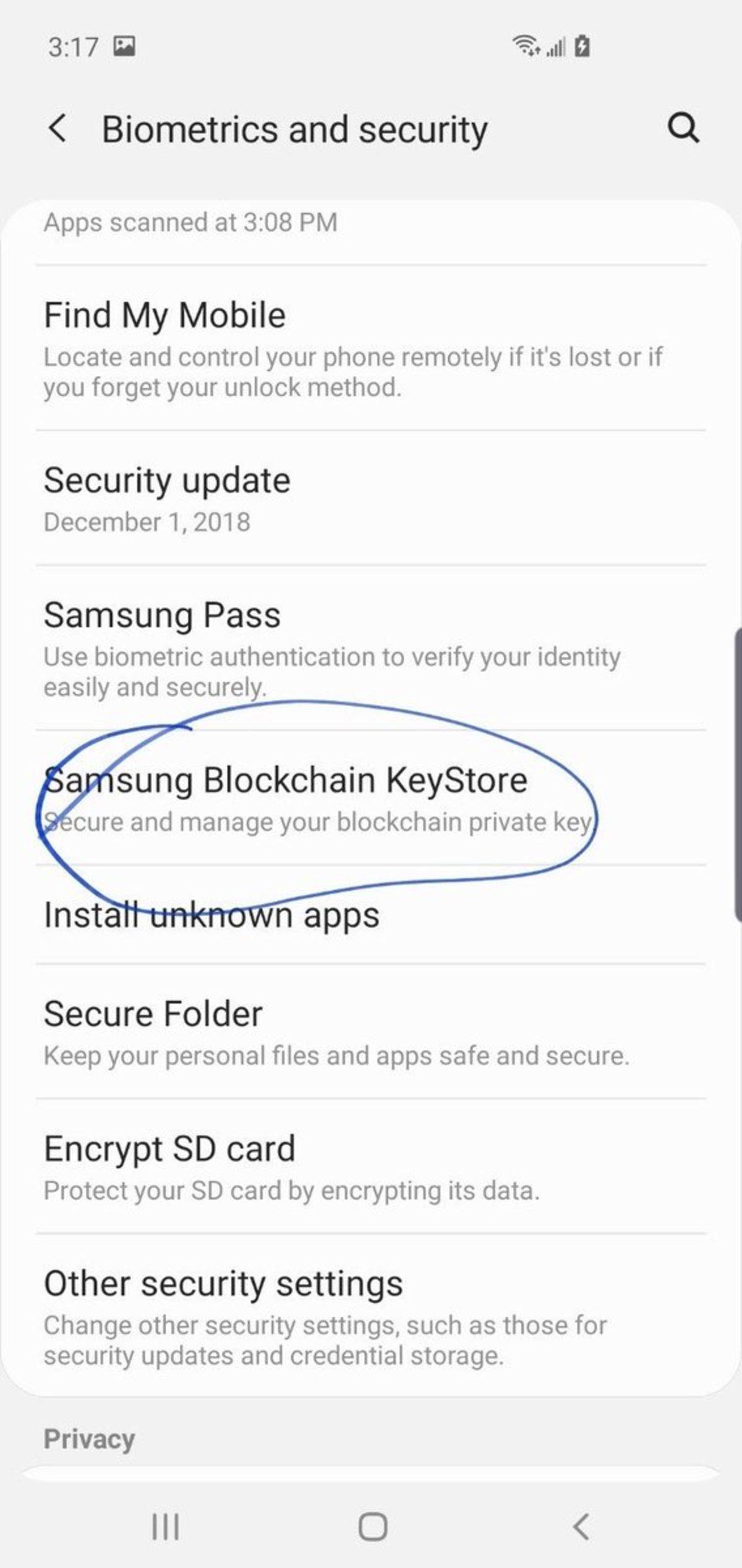 Samsung Galaxy S10’da Kripto Para Cüzdanı Bulunabilir