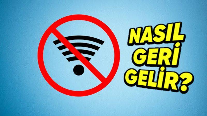 Wi-Fi Simgesi Kayboldu Sorunu Nasıl Çözülür? Tüm Yöntemleri Adım Adım Anlattık!