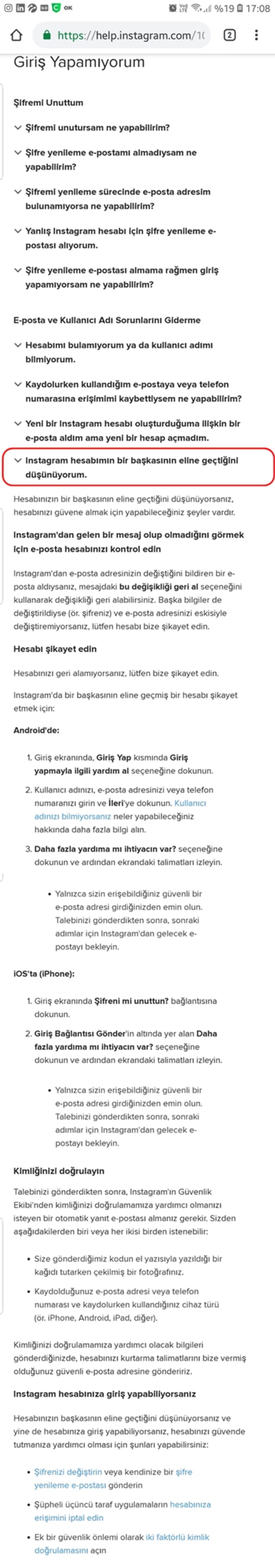 Instagram Hesabınız mı Çalındı? O Zaman Üzerine Bir Bardak Su İçin