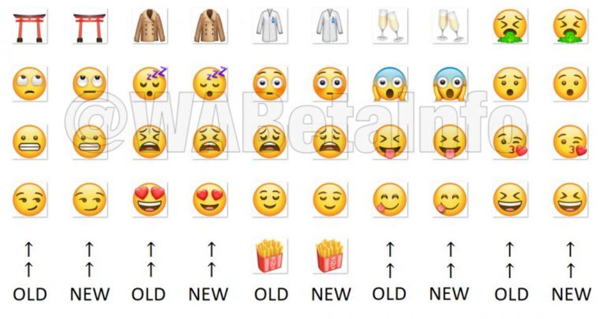 WhatsApp, Android Beta Sürümünde 21 Emojinin Görünümünü Güncelledi