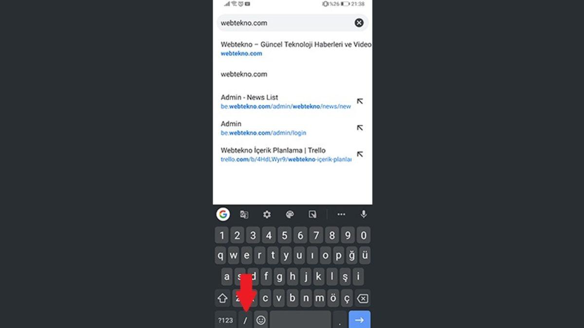 Telefonda F Klavye Nasıl Kullanılır?