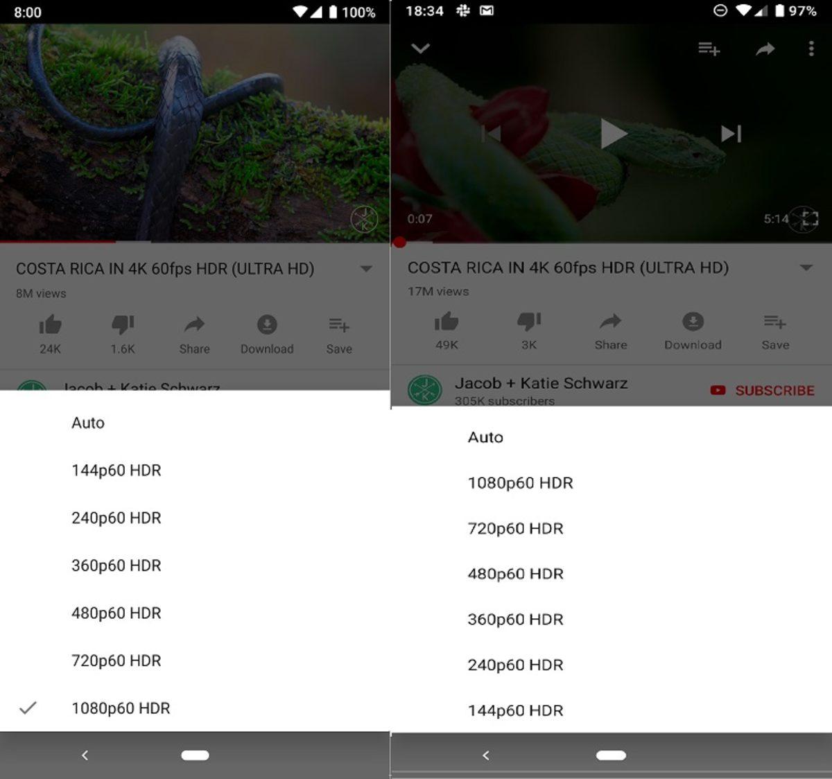 YouTube’a Video Kalitesiyle İlgili Küçük Bir Güncelleme Geldi