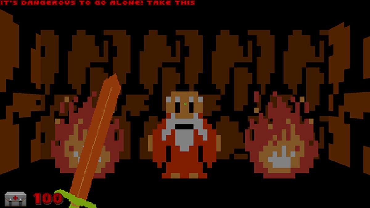 Legend of Zelda, Doom Oyun Motoru Kullanılarak Modlandı