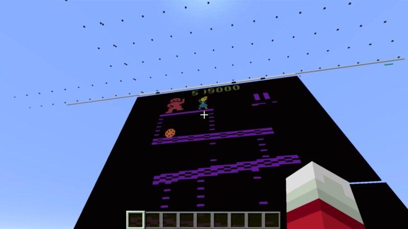 Minecraft’taki Atari Emülatöründe, İzlerken Kanser Eden ’Hız’ Rekoru