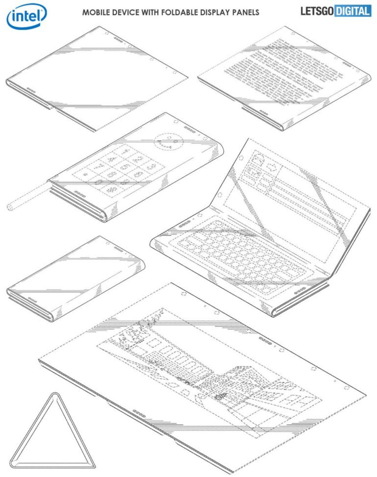 Hayallerimizi Süsleyen Katlanabilir Akıllı Telefonun Intel’den Gelebileceğini Gösteren Patent