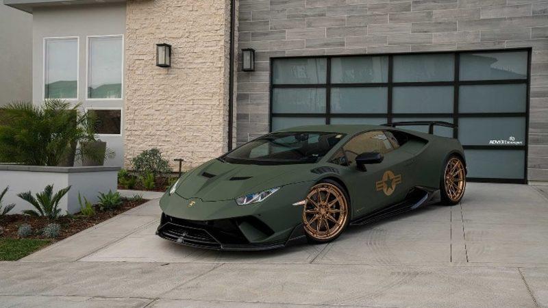 Lamborghini Huracan Performante İçin Yapılan Askeri Tasarım
