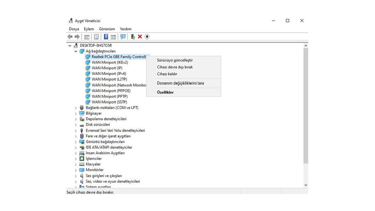 ’Ağ Bağdaştırıcınız İçin Bir Sürücü Yükleyin’ Hatası ve Çözümü