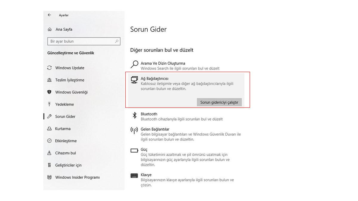 ’Ağ Bağdaştırıcınız İçin Bir Sürücü Yükleyin’ Hatası ve Çözümü
