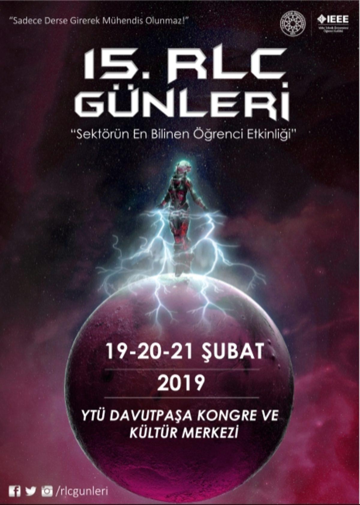 15. RLC Günleri, 19-20-21 Şubat’ta Yıldız Teknik Üniversitesi’nde