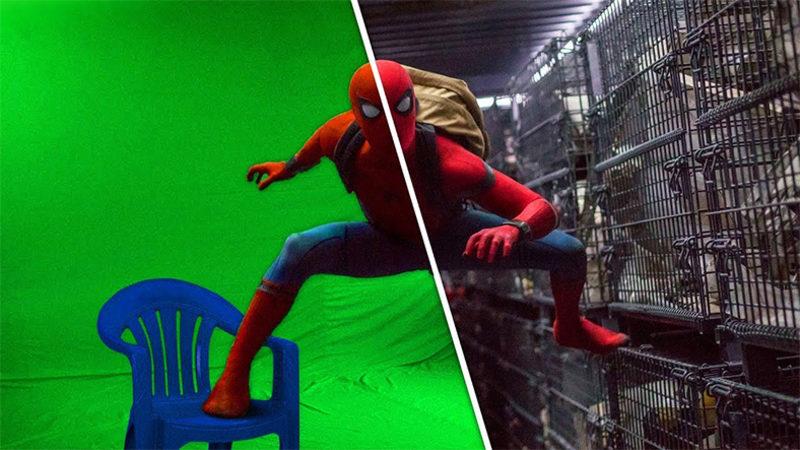 Film Efektlerinin Kamera Arkasını Gösteren 17 Hayret Verici Görsel