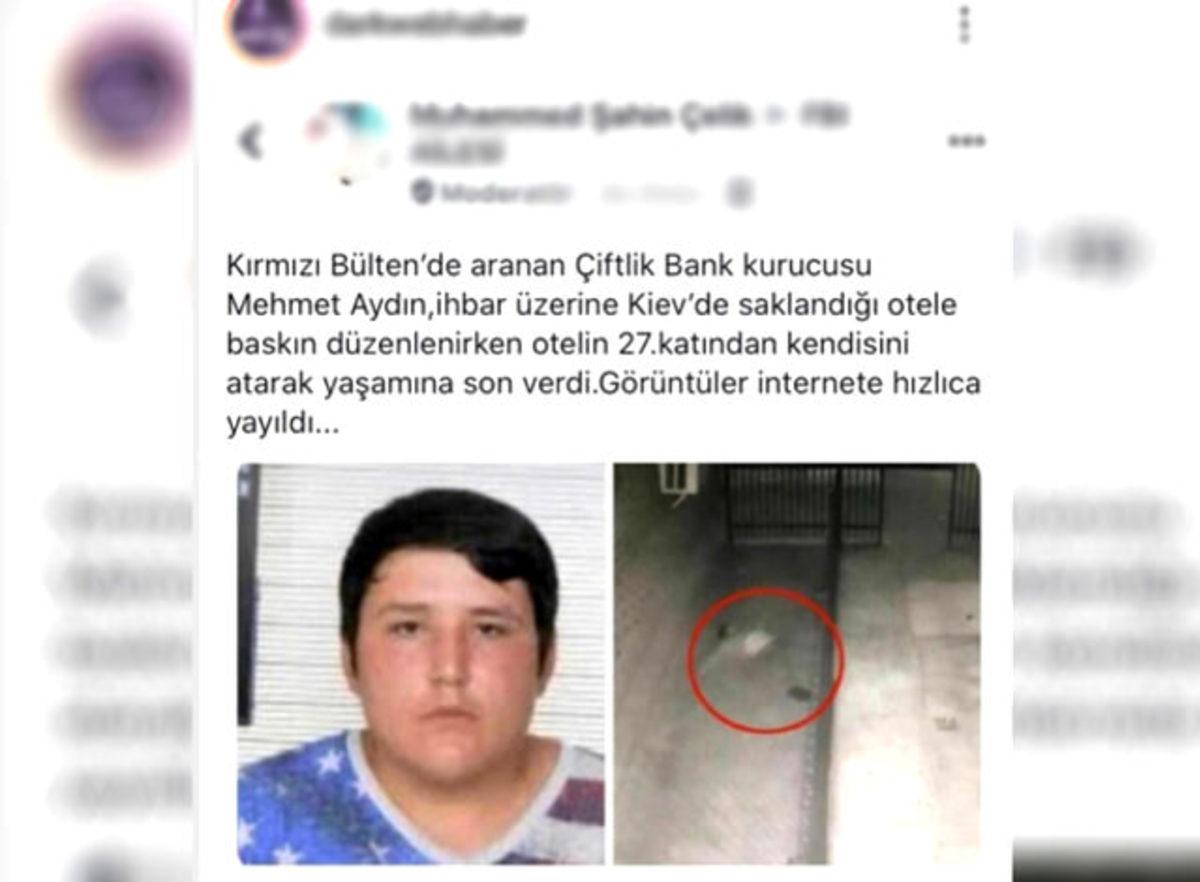 İddia: Çiftlik Bank Kurucusu Mehmet Aydın, 27. Kattan Atlayarak İntihar Etti