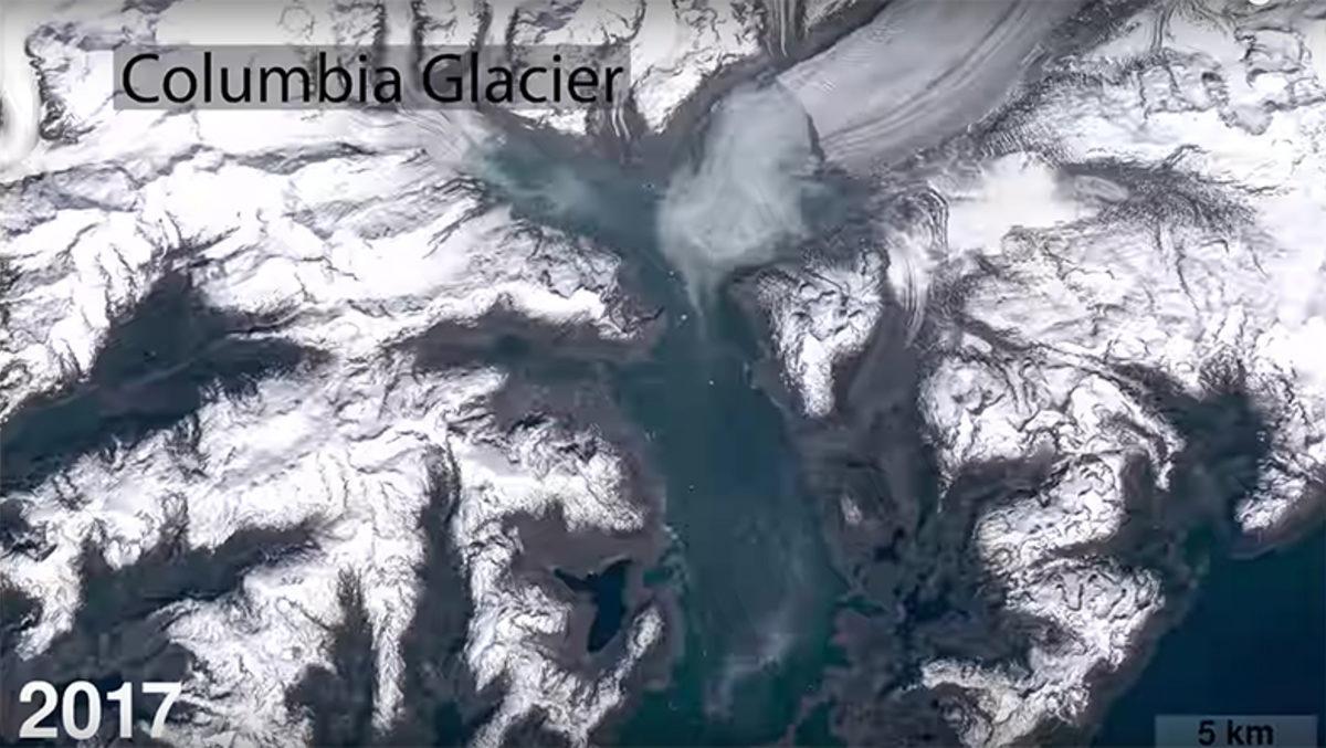 NASA Tarafından Yayınlanan, Buzulların 47 Yıllık Değişimini Gösteren Video