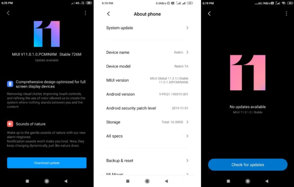Xiaomi, Redmi 7A İçin MIUI 11 Güncellemesinin Dağıtımına Başladı