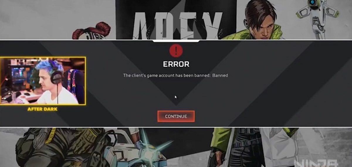Ninja, Apex Legends’ta Nedeni Bilmeyen Bir Şekilde Banlandı