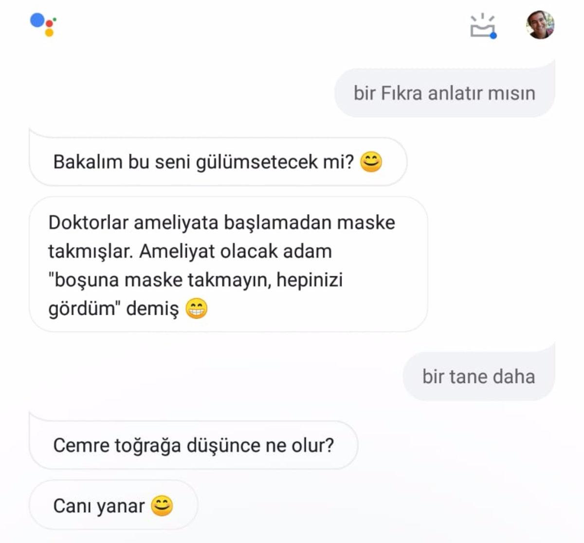 Google Asistan’ın Türkçe Olarak Yaptığı, İnsanı Kanser Eden 10 Espri