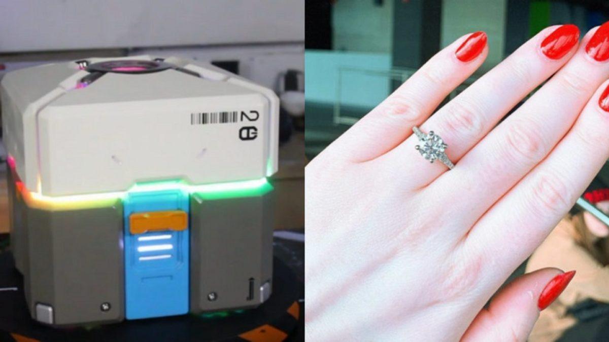 Bir Oyun Yapımcısı, Kız Arkadaşına Overwatch Sandığıyla Evlilik Teklif Etti