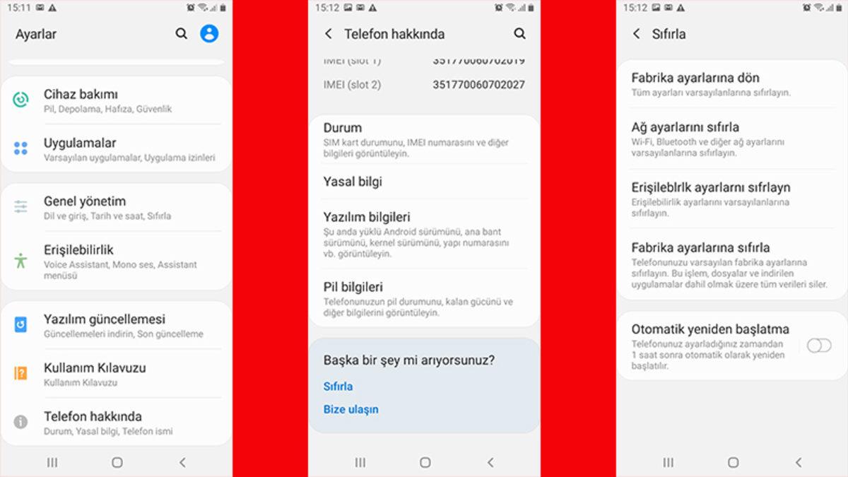 Android’de Fabrika Ayarlarına Dönme İşlemi Nasıl Yapılır?