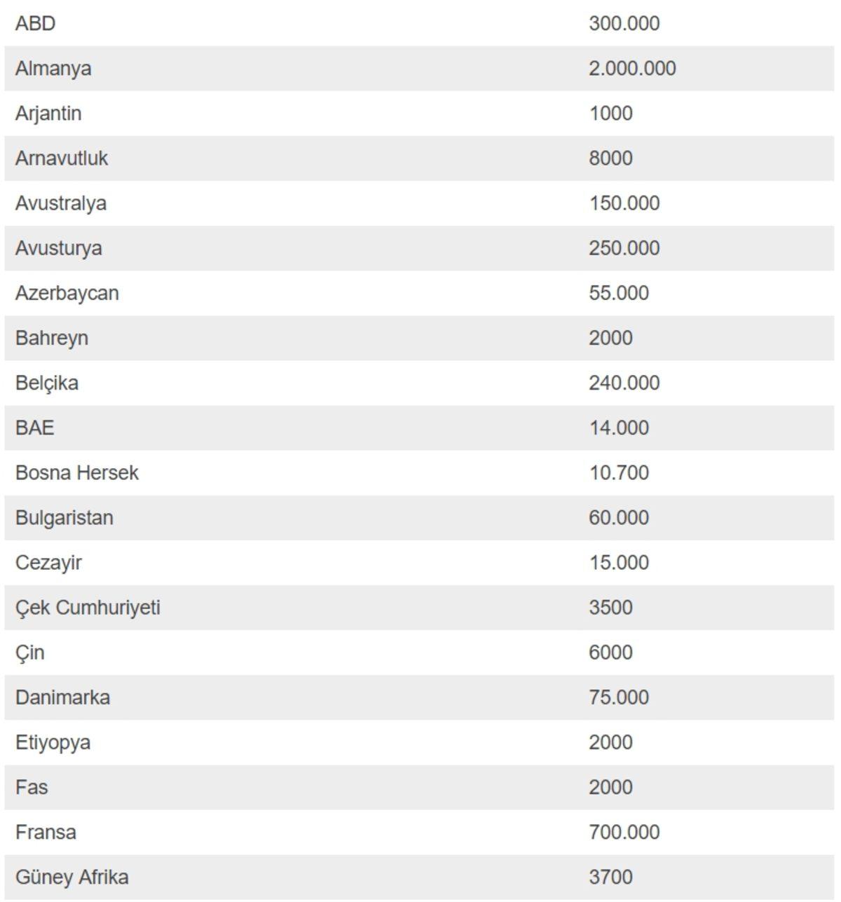 Dışişleri Bakanlığı, Yurt Dışında Yaşayan Türk Vatandaşlarının Sayısını Açıkladı