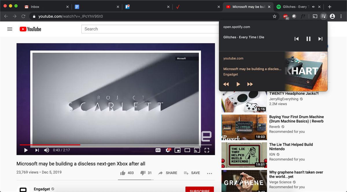 Chrome Kullanıcıları Tek Bir Düğme İle Videolarını Kontrol Edebilecek