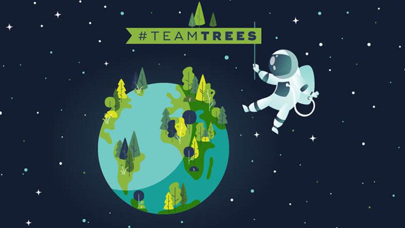 #TeamTrees Kampanyası 20 Milyon Ağaç Hedefine Ulaştı