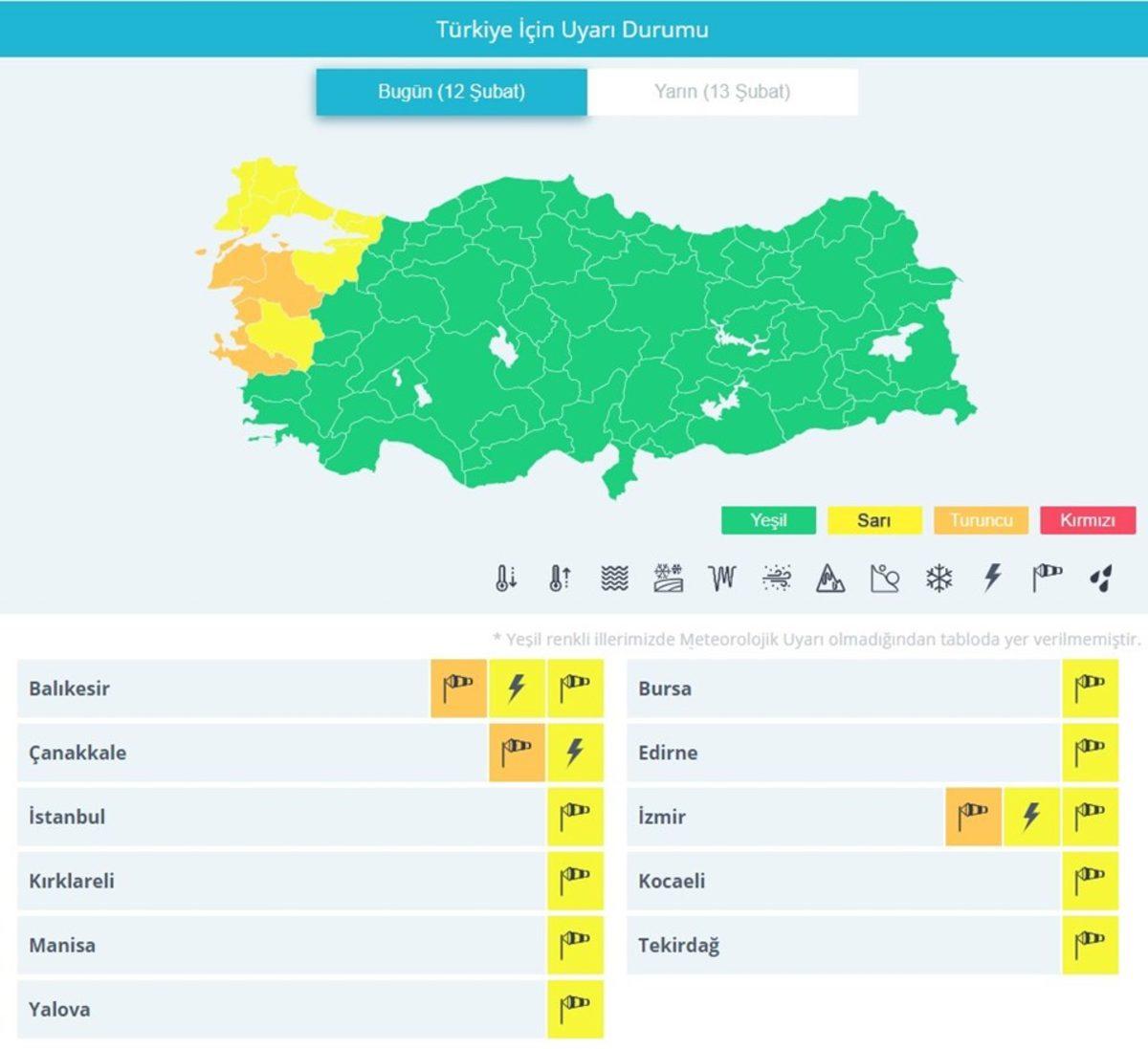 Meteoroloji, Renk Koduyla İlk Uyarıyı Yaptı: Peki Bu Renkler Ne Anlama Geliyor?