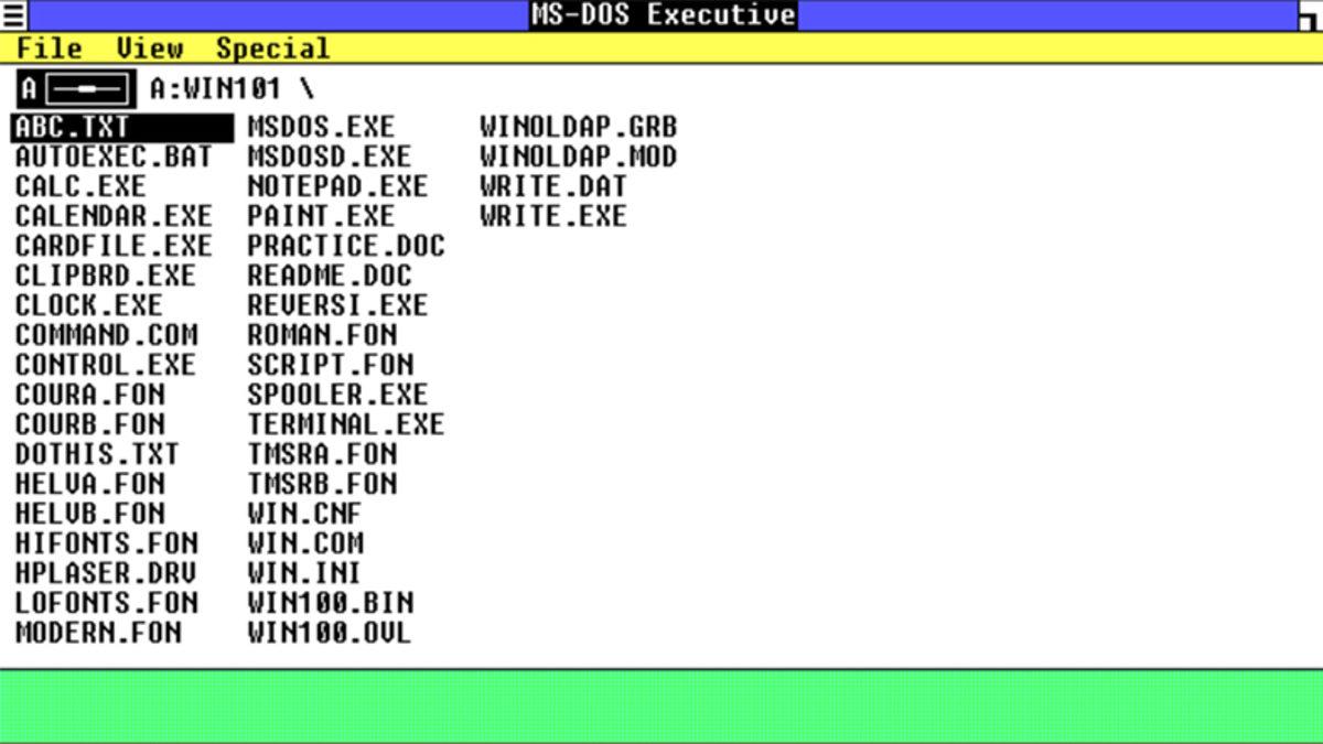 38 Yaşındaki Windows 1.0 İşletim Sisteminin Belki de İlk Kez Göreceğiniz Ekran Görüntüleri
