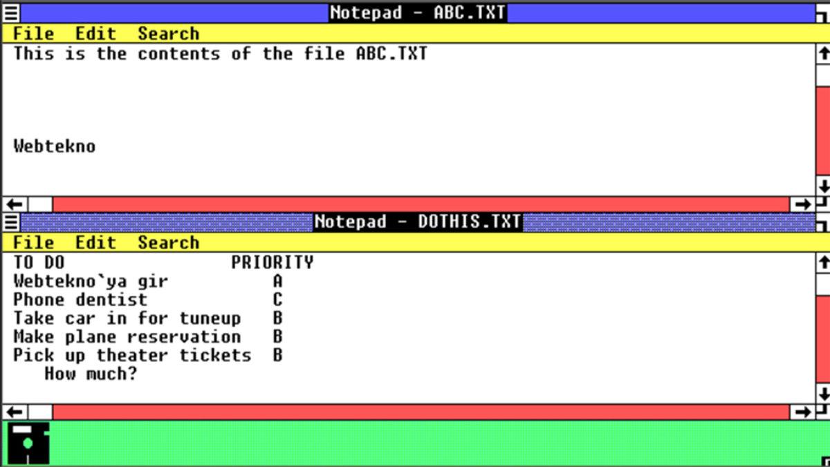 38 Yaşındaki Windows 1.0 İşletim Sisteminin Belki de İlk Kez Göreceğiniz Ekran Görüntüleri