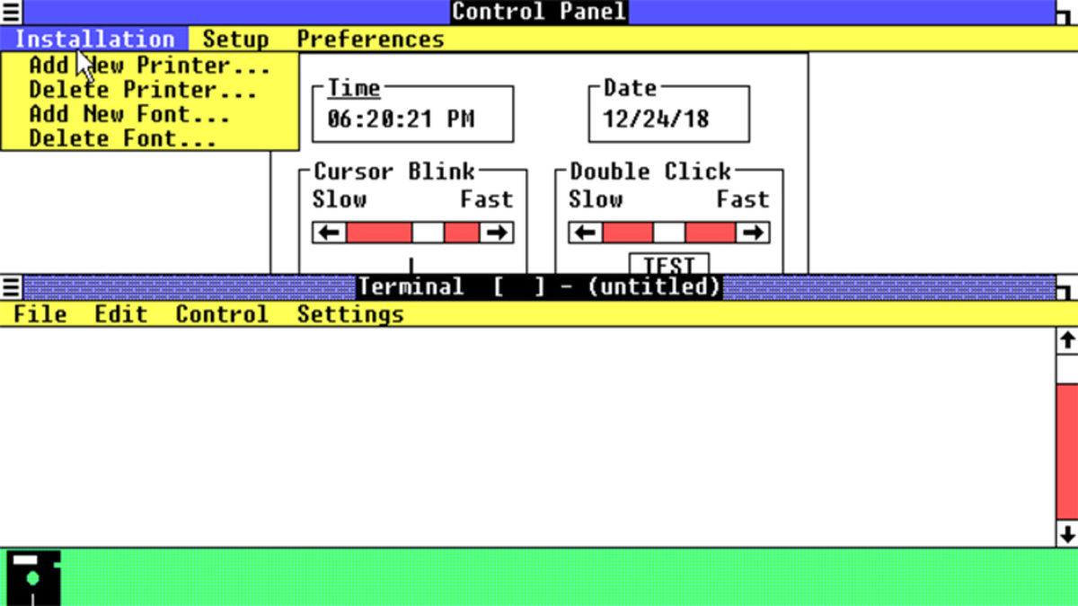 38 Yaşındaki Windows 1.0 İşletim Sisteminin Belki de İlk Kez Göreceğiniz Ekran Görüntüleri