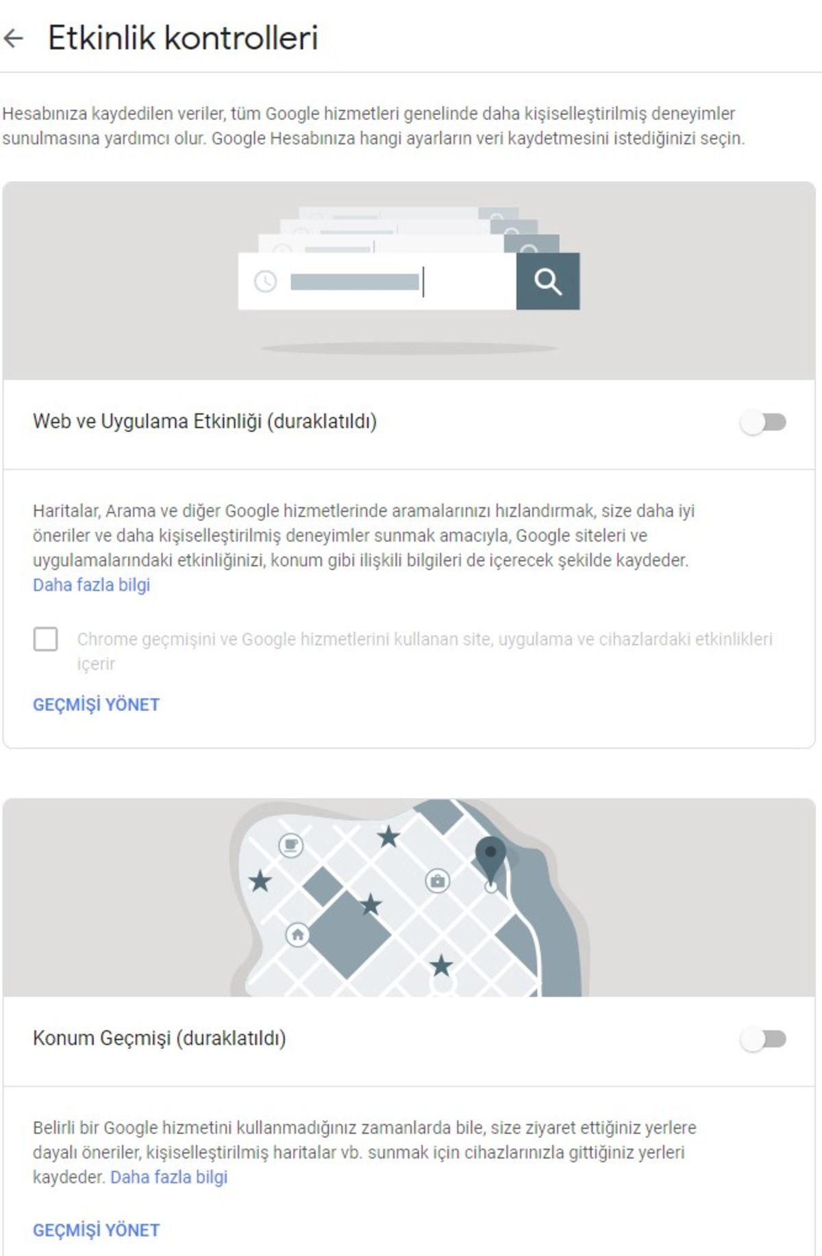 Google’daki İzlerimizi Nasıl Tamamen Sileriz? (Geçmişinizi Silmek İşe Yaramaz)