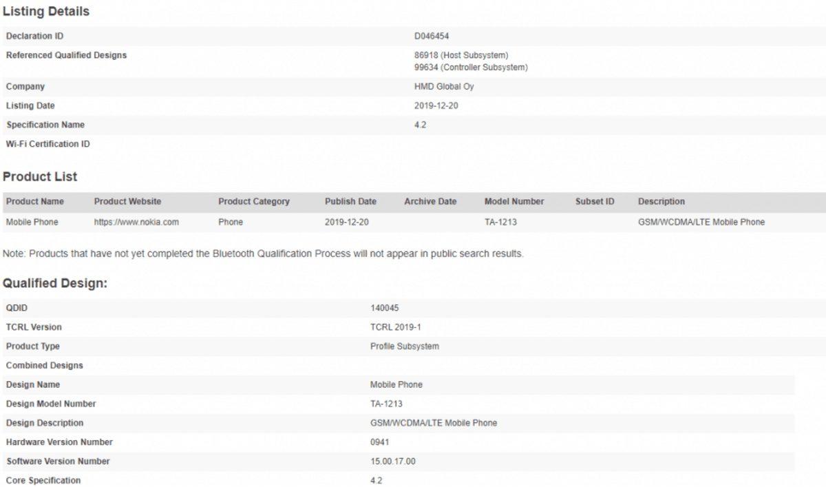 HMD Global’in Yeni Giriş Seviye Telefonu Nokia 1.3 Ortaya Çıktı