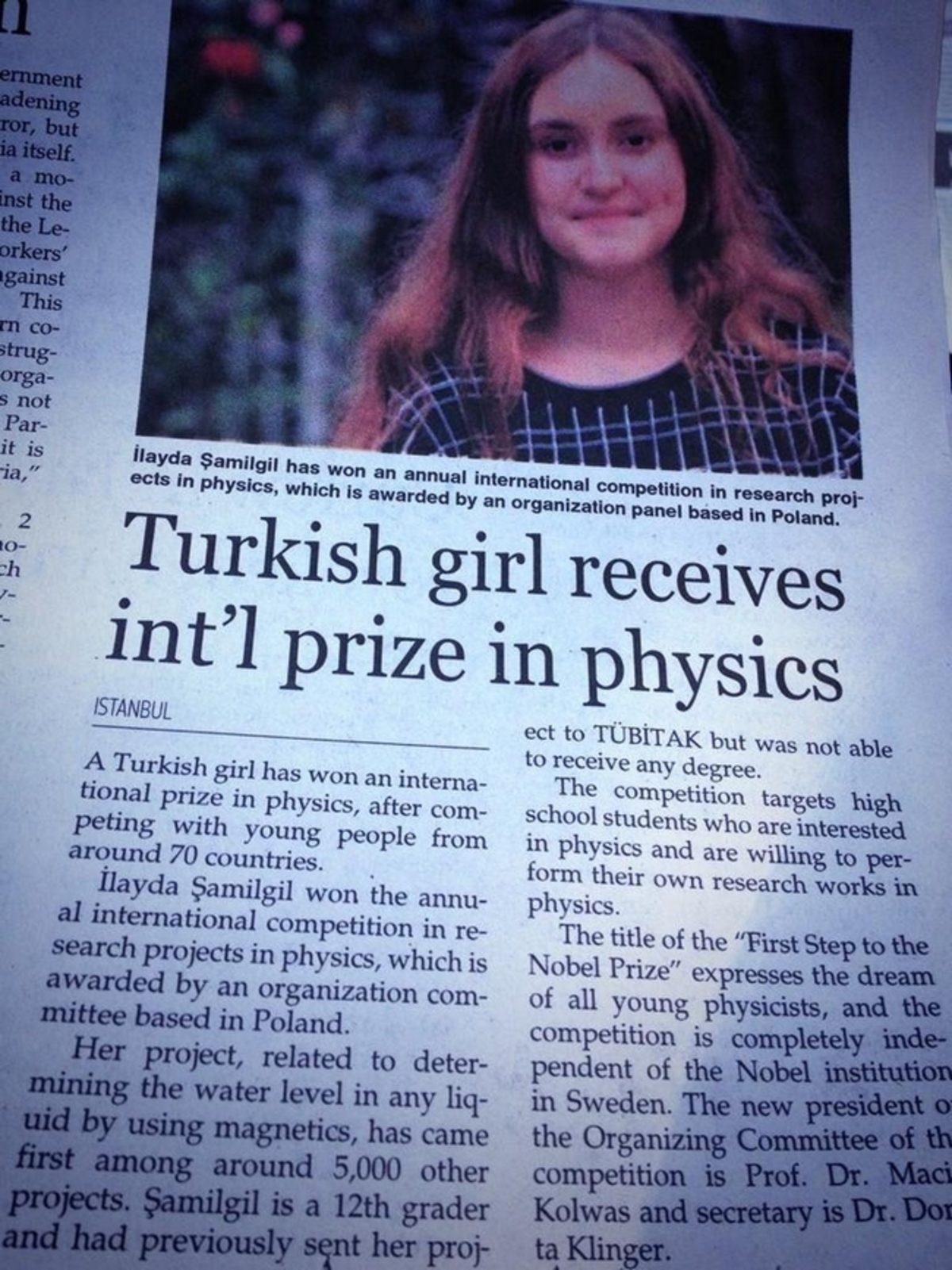 TÜBİTAK Tarafından Reddedilip NASA’nın Ekibine Davet Edilen Genç Deha: İlayda Şamilgil