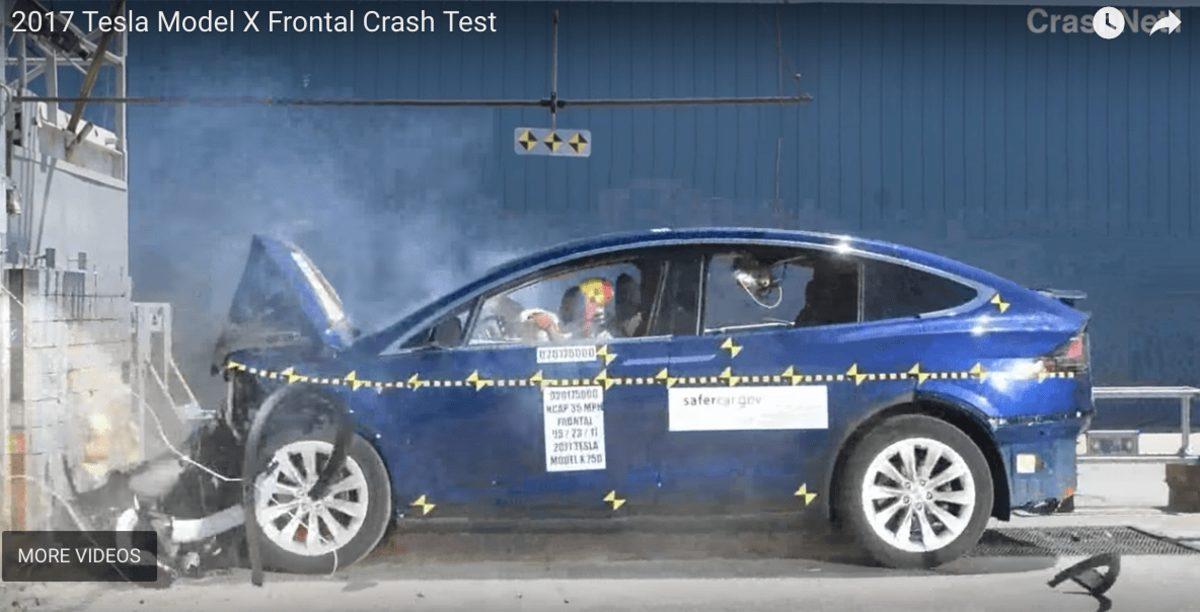 Tesla Model X’in Mükemmel Çarpışma Testi Sonuçlarının Sırrı Ne? (Video)
