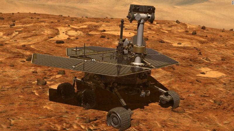 Emektar Mars Aracı Opportunity’nin Çektiği Tarihi Fotoğraflar