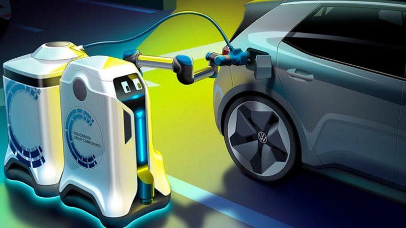 Volkswagen, Elektrikli Araçlar İçin Mobil Şarj Robotu Üzerinde Çalışıyor