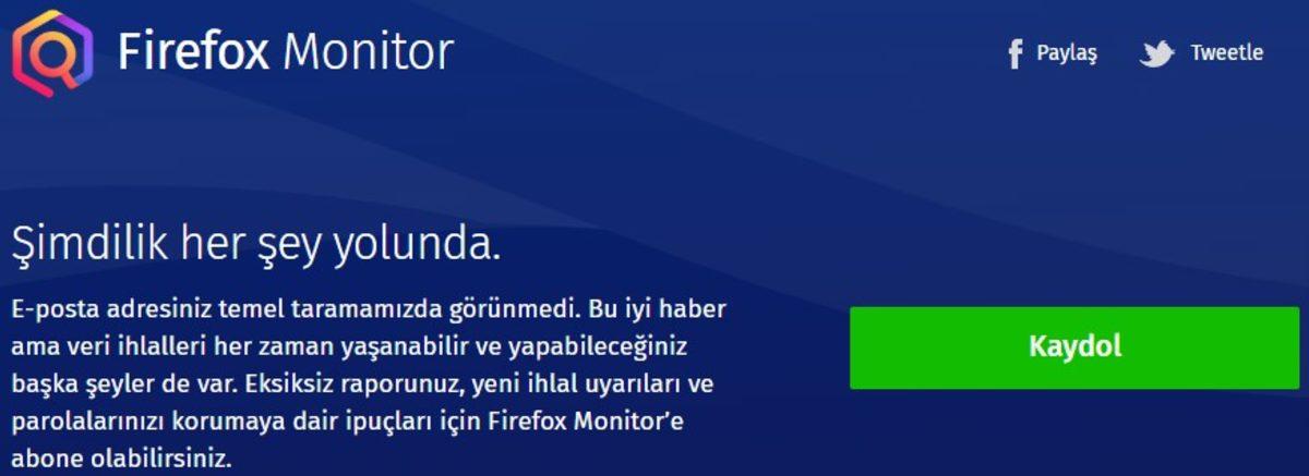 Hesaplarınızın Çalınıp Çalınmadığını Öğrenmenin En Kesin Yolu: Firefox Monitor