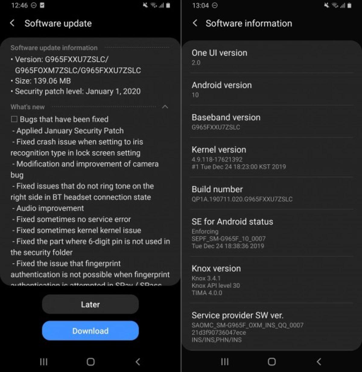 Samsung Galaxy S9 Yeni Bir Android 10 Beta Güncellemesi Aldı