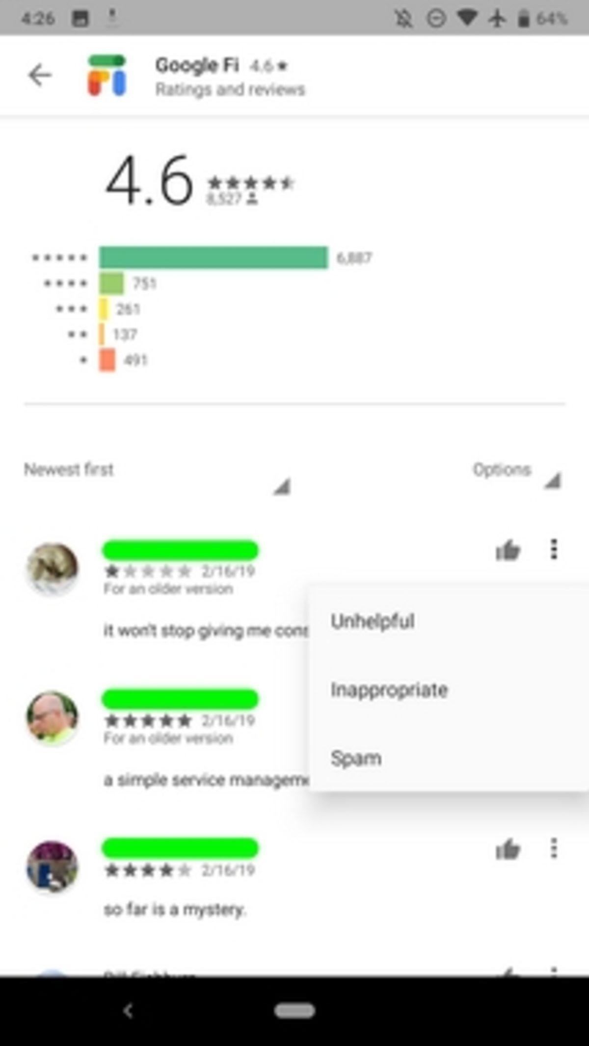 Google, Play Store’da Yorumlara Daha Fazla Önem Veren Yeni Bir Tasarıma Geçti