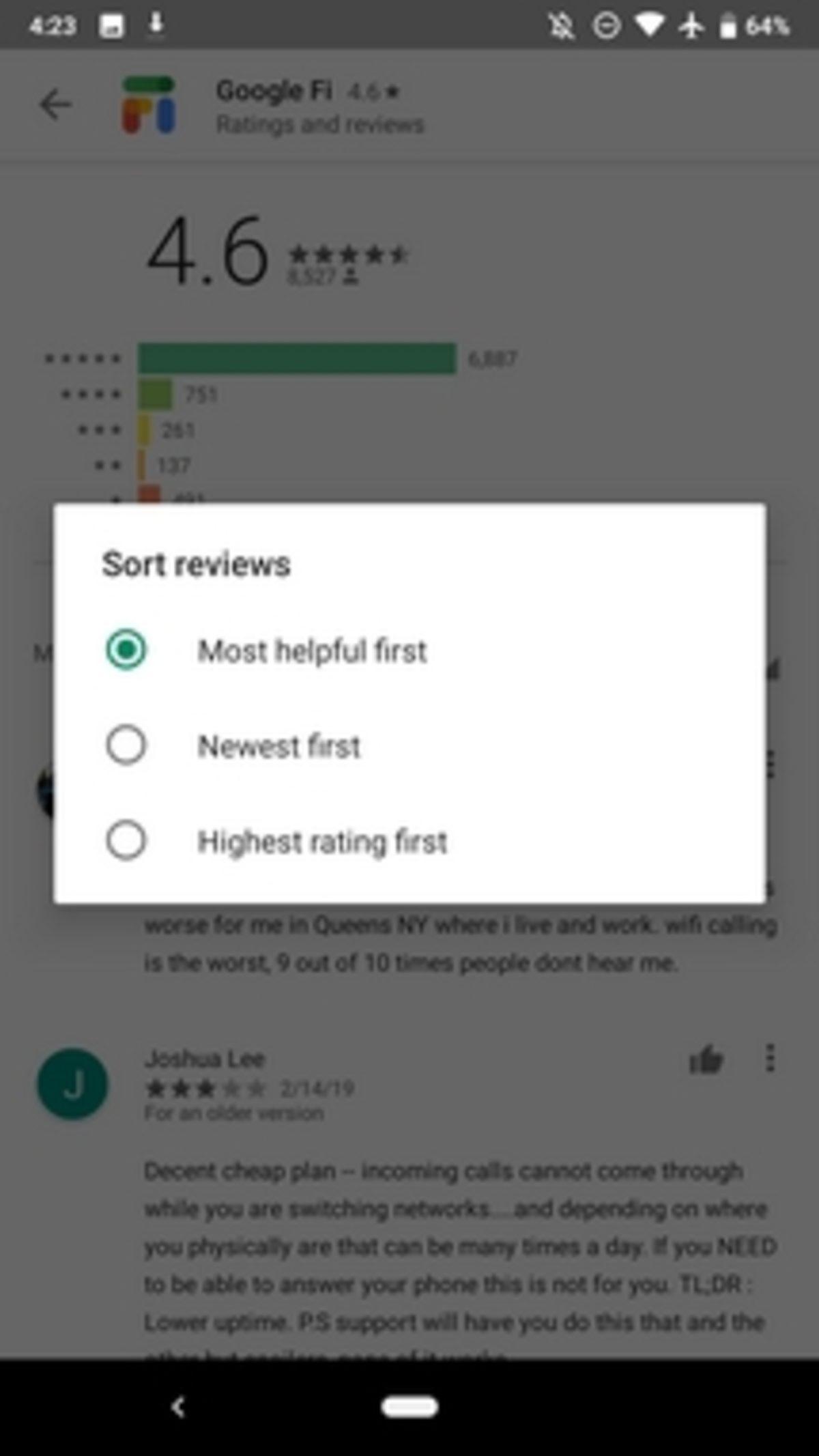 Google, Play Store’da Yorumlara Daha Fazla Önem Veren Yeni Bir Tasarıma Geçti