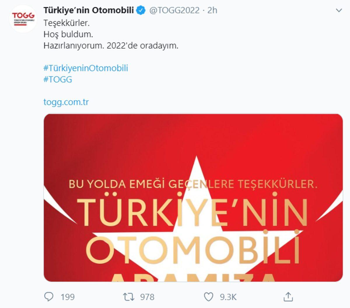 Toyota’nın Hoş Geldin Mesajına Yerli Otomobilden Yanıt Geldi