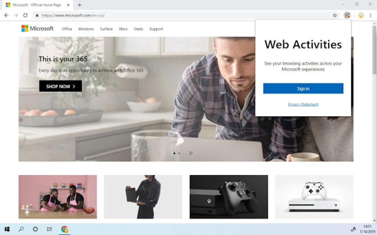 Microsoft, Chrome’a Zaman Çizelgesi Desteği Getirdi