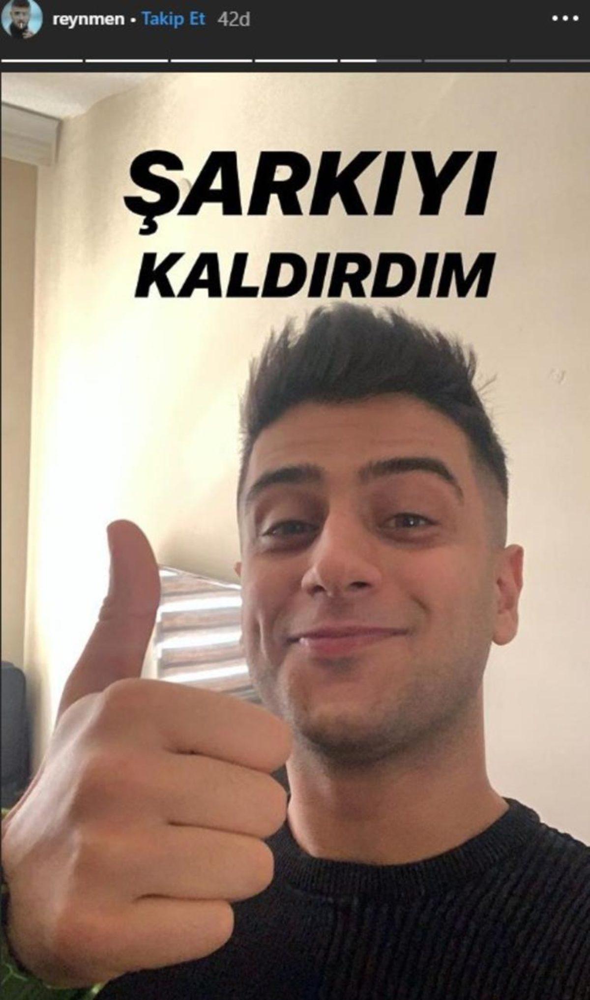 Son Dakika: Reynmen, Derdim Olsun Parçasını YouTube’dan Kaldırdı